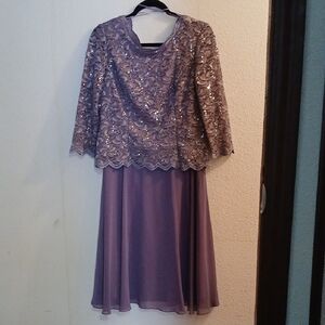 Alex Evenings Lavender Dress